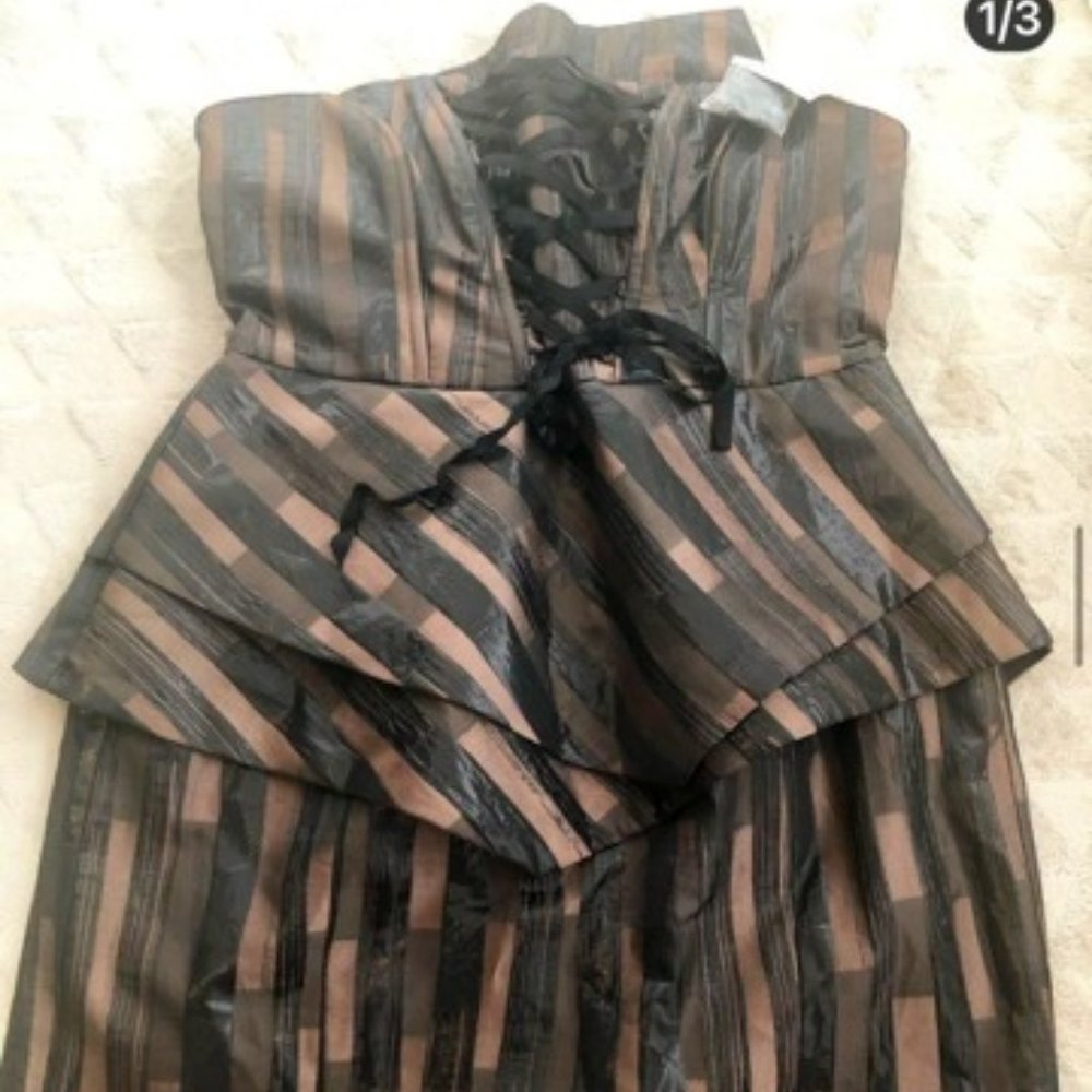 LACE UP DRESS